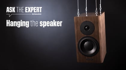 Should I hang my speaker from the ceiling?