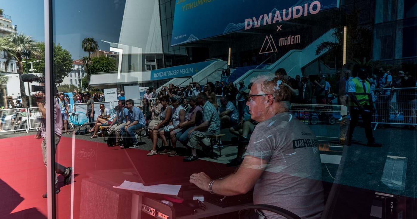 Dynaudio Unheard at the Midem festival